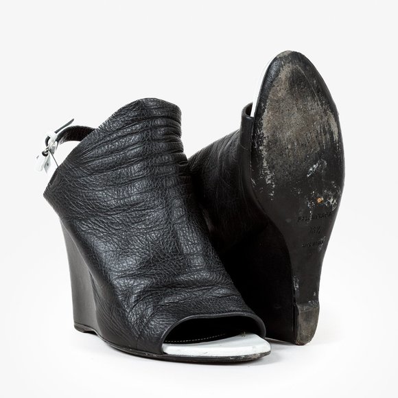 Balenciaga Veau Papier Wedge Sandal - Picture 4 of 10